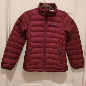 Patagonia Maroon Puffer Jacket